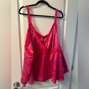 Limited edition Betsy Johnson x Torrid satin top